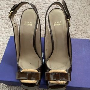 Stuart Weitzman open toe sling back